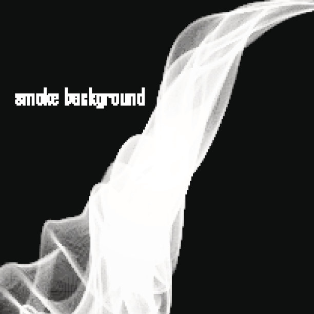 抽象烟孤立在黑色。矢量插图。每股收益10图片下载