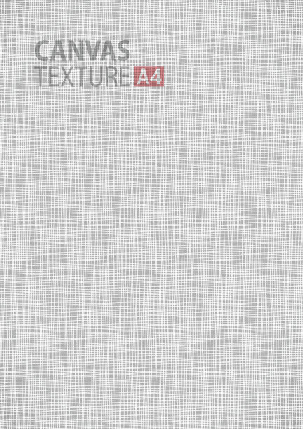 灰色帆布线织物图案纹理。A4矢量大小背景图片下载