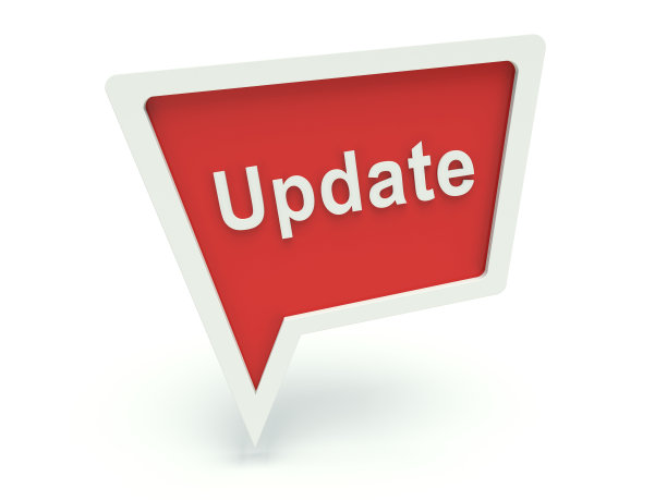 气泡语音符号更新红色。3 d渲染插图。图片下载