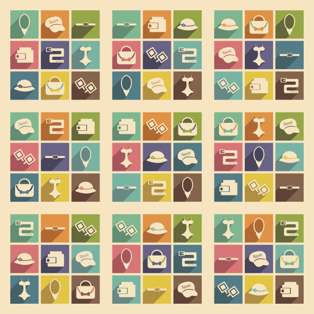 平带阴影概念和移动应用服装图片下载