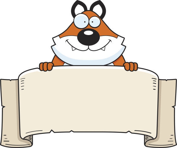 卡通狐狸横幅图片下载