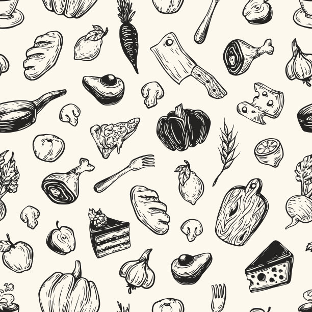 烹饪和厨房用具。图片下载