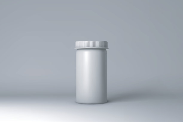 塑料瓶包装模型。矢量图图片下载