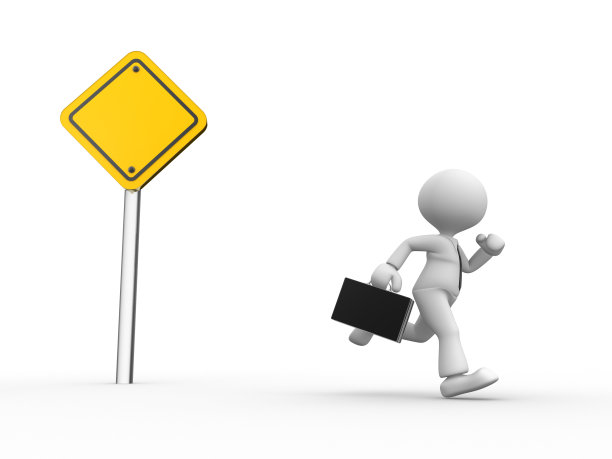 空白的路标图片下载