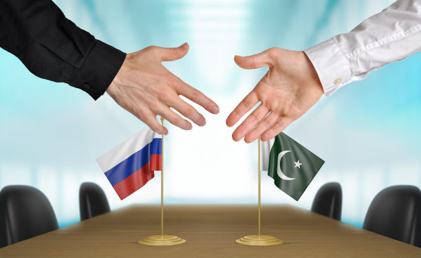 俄罗斯和巴基斯坦外交官达成了一项协议图片下载