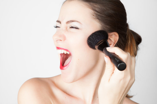 美丽的女孩美丽的模特女人的脸。完美的肌肤图片下载