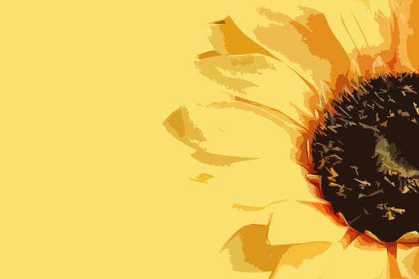 抽象的向日葵图片下载