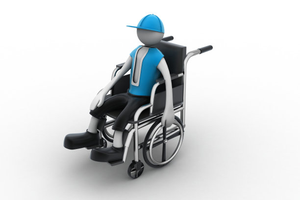 坐轮椅的残疾人图片下载