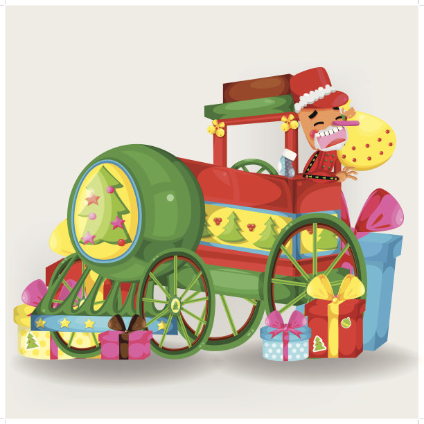 圣诞火车图片下载