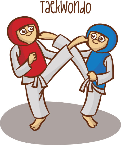 夏季奥运会。运动。跆拳道图片下载