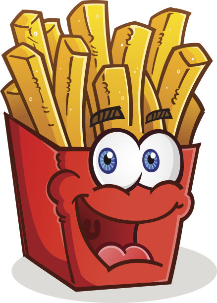 薯条卡通人物图片下载