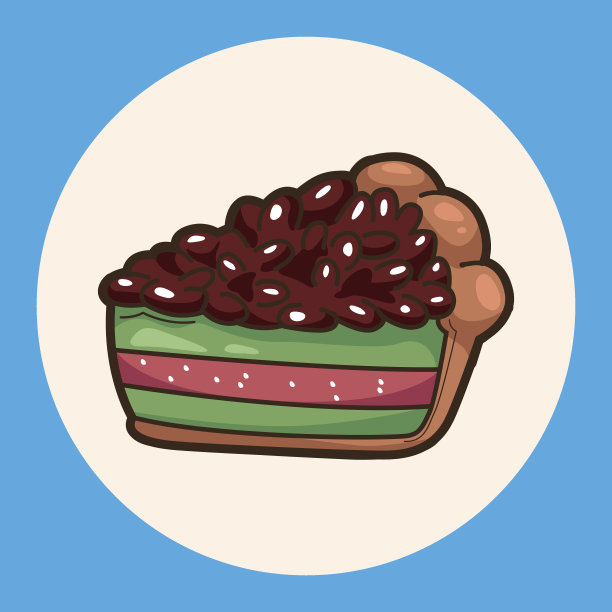 装饰蛋糕主题元素向量，eps10图片下载