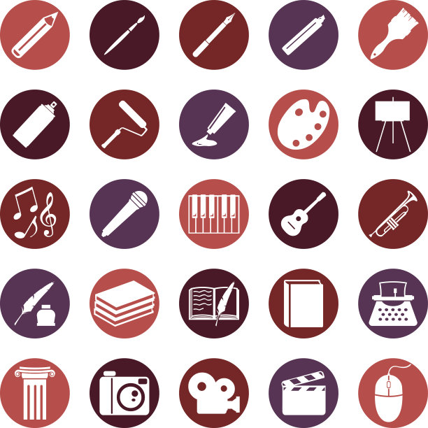 矢量艺术图标集图片下载