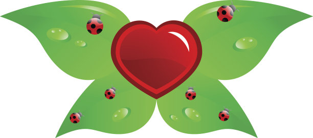 心和叶图片下载