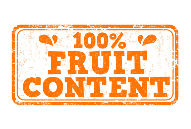 百分之百的水果内容邮票图片下载