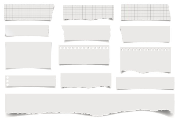 一套有阴影的信纸图片下载