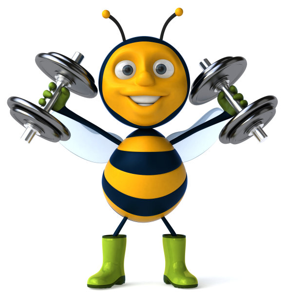 有趣的蜜蜂图片下载