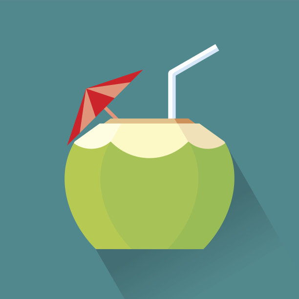 椰子鸡尾酒图片下载