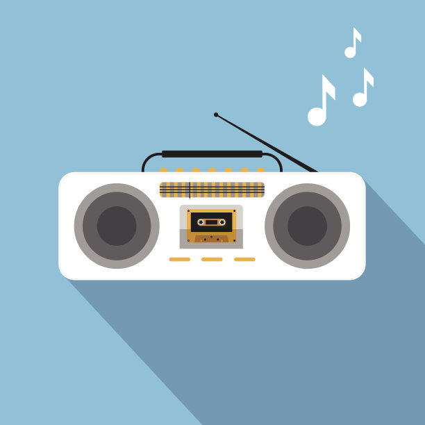 复古的手提式录音机图片下载