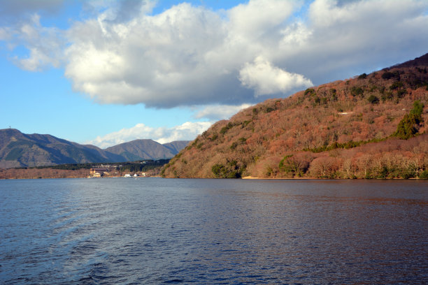 阿什湖周围的气氛。日本。图片下载