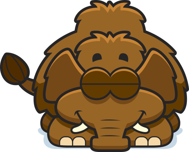 睡觉小猛犸象图片下载