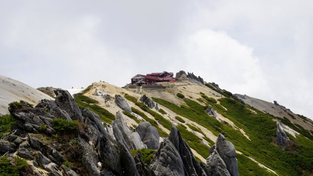 恩赞苏方向的风景从山顶方向图片下载