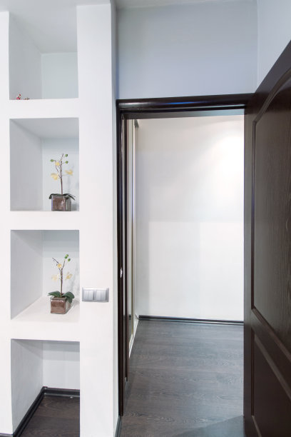 室内走廊采用木地板图片下载