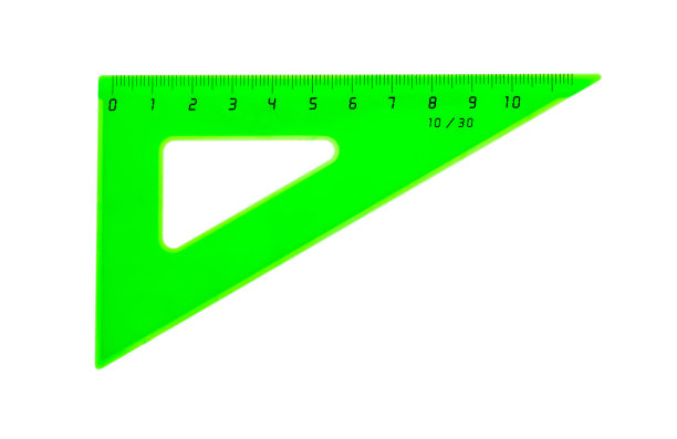 在白色背景上绘制一个孤立的三角形图片下载