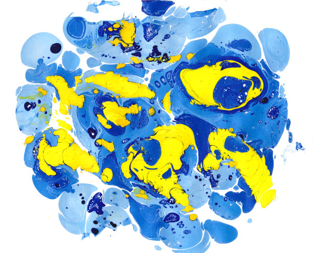 抽象大理石纹彩色背景素材图片