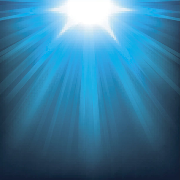 蓝色的灯光闪耀着背景图片下载