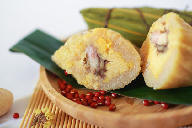 中式饺子粽子节日美食素材图片