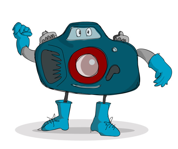 数码单反人像设计图片下载