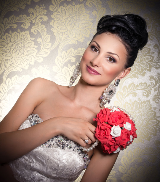 美丽新娘画像图片下载