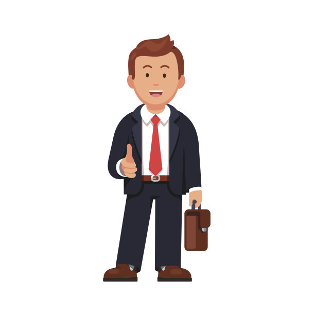 站着的商人握手图片下载