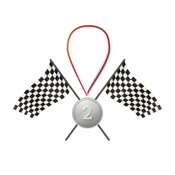 闪亮的银牌亚军图片下载