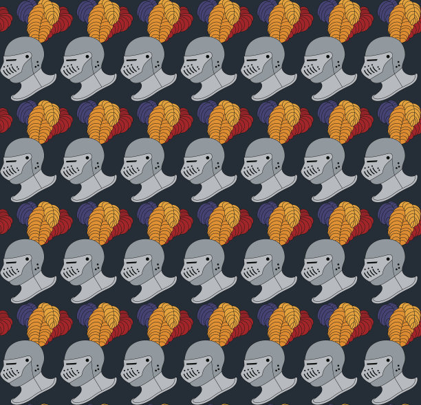 无缝中世纪图案二图片下载