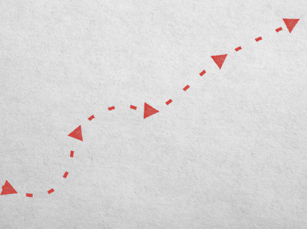 箭头和纸上的虚线。搜索的概念图片下载