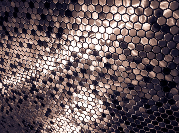 抽象点像素金色黑色与灯光和阴影图片下载