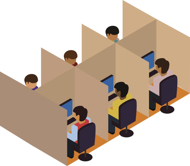 传入的呼叫中心。传入的。等距矢量图图片下载