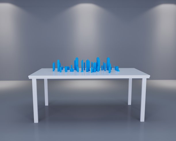 全息的城市图片下载