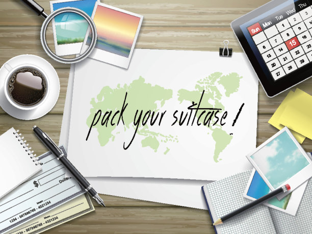 把你的箱子装在纸上图片下载