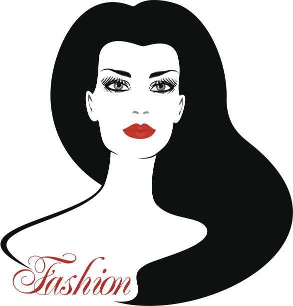 美丽的黑发图片下载