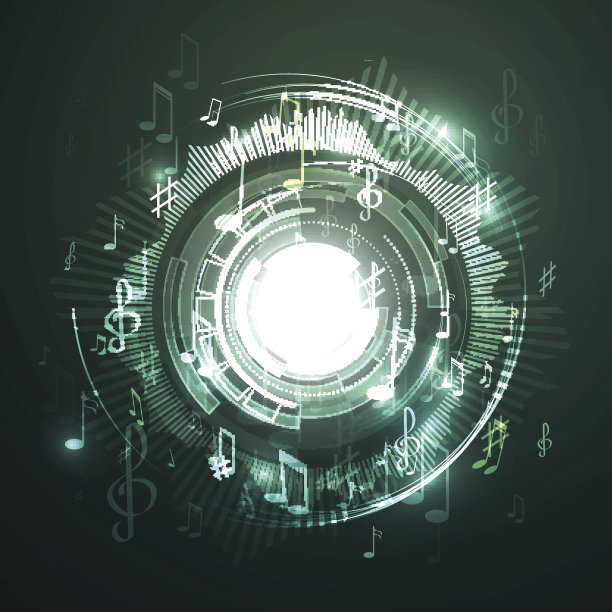 抽象的音乐背景图片下载