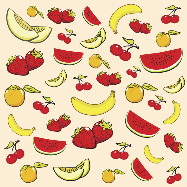 夏季水果的背景图片下载