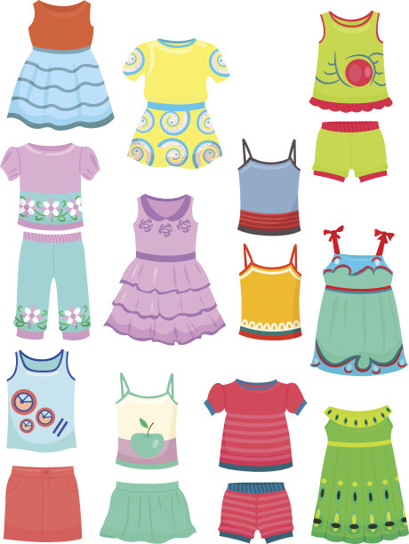 小女孩的夏装图片下载
