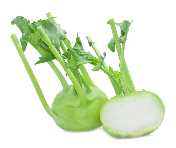 白色背景上孤立的大头菜图片下载