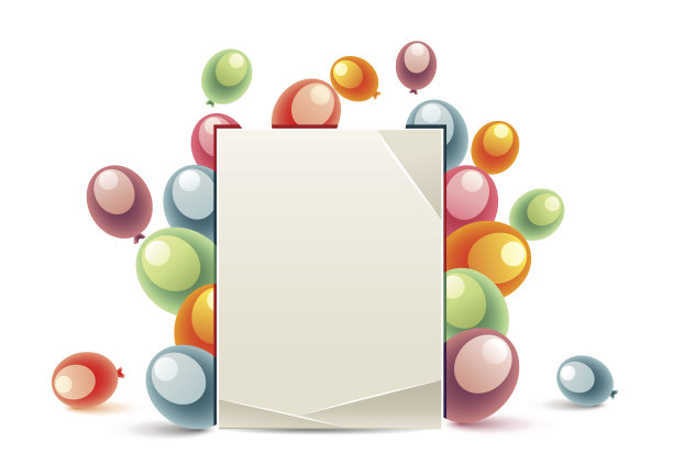 生日消息气球图片下载