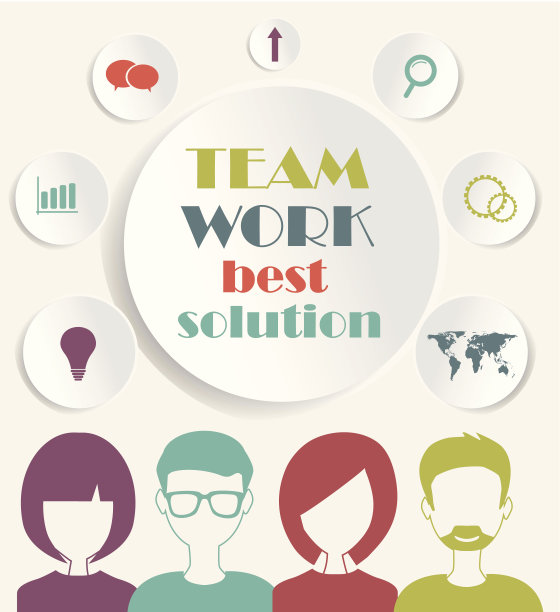 团队合作理念图片下载