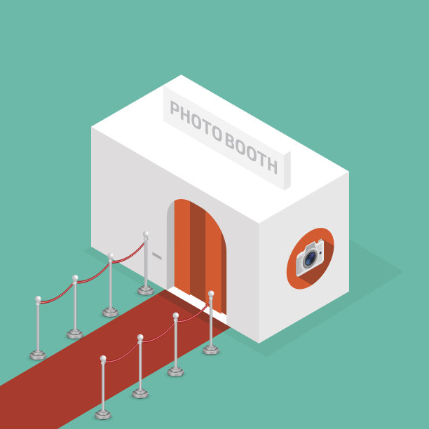 照相亭等距图片下载