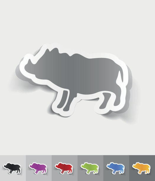 现实的设计元素。野猪图片下载